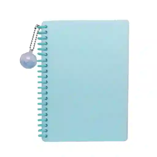 Miniso Cuaderno Liso Argollado Cian