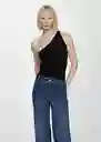 Jean Catherin Tejano Oscuro Talla 46 Mujer Mango