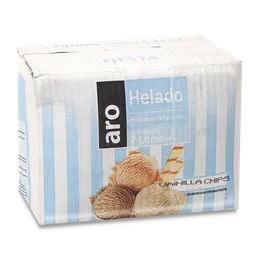 Helado Aro Vainilla Chips Caja