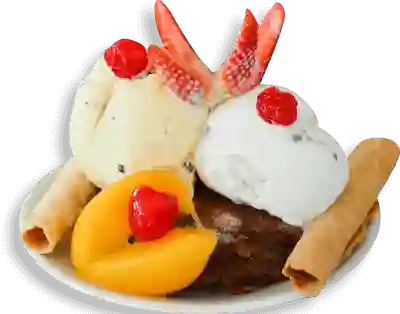 Brownie con Helado