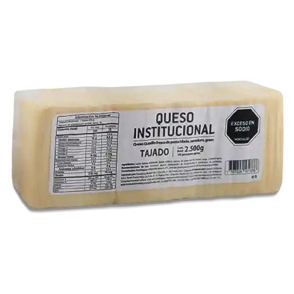 La Florida Queso Institucional Tajado