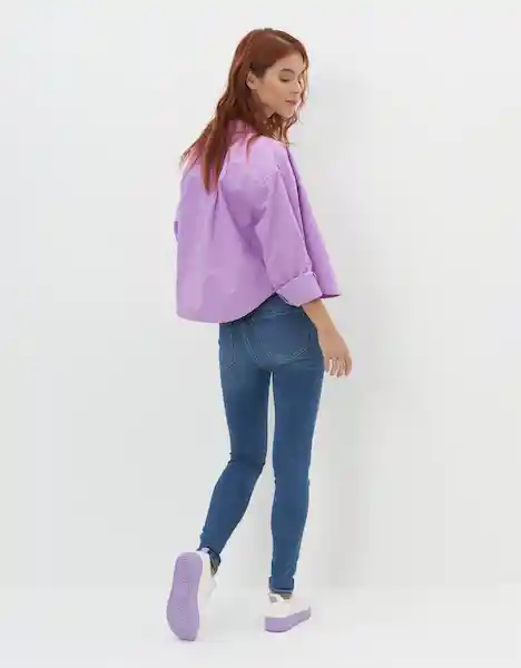 Camisa Mujer Morado Talla LARGE 400386060672 American Eagle