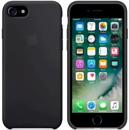 Hepa Silicone Case Negro Iphone 8