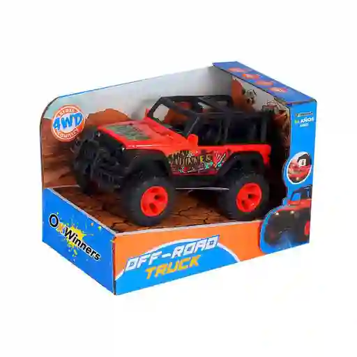 Ox Toys Carro Con Luces y Sonido Carro Con Movimiento Inercial