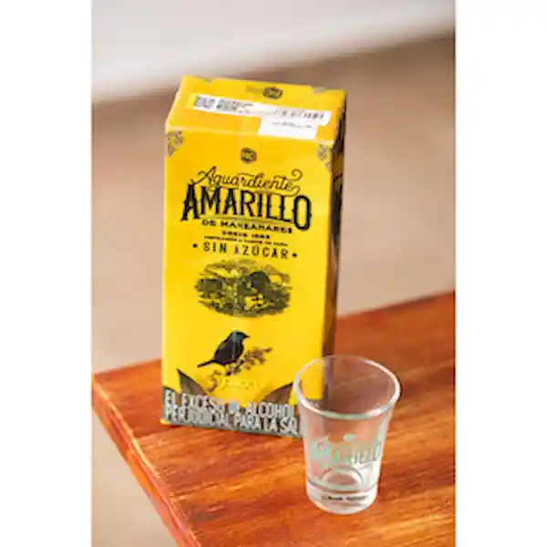 Amarillo de Manzanares Aguardiente sin Azúcar