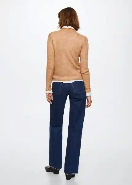 Jersey Colby Camel Talla Xs Mujer Mango