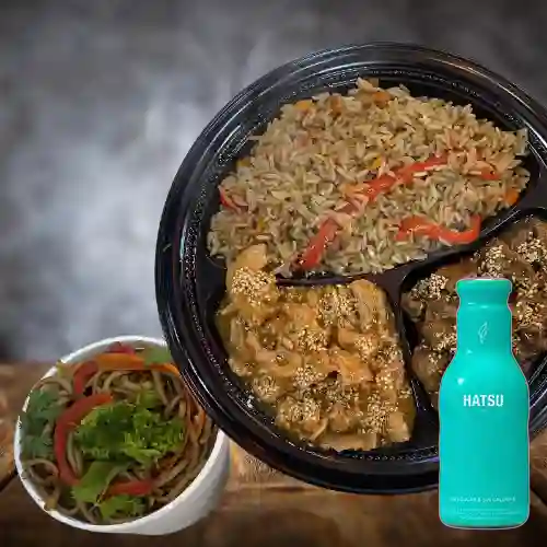 Wok Especial Personal +Hatsu Granada Mora Azul 400ml