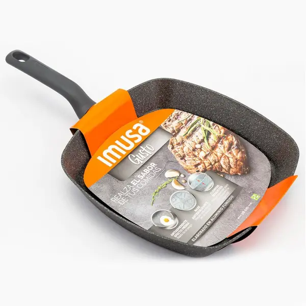 Imusa Plancha Con Venas Aluminio Fundido Gusto 5861031708