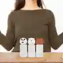Set Botellas Viaje Silicona we Bare Bears Collection 5.0 Miniso