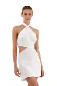 Vestido Corto Claire Marfil Talla S Mercedes Campuzano