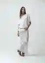 Camiseta Mujer Crudo Puro Claro Talla L 402G073 Naf Naf