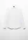 Camisa Palmar Blanco Talla XL Hombre Mango