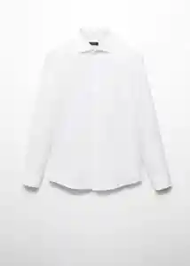 Camisa Palmar Blanco Talla XL Hombre Mango