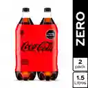 Gaseosa Coca-Cola ZERO 1.5L x 2 Unds