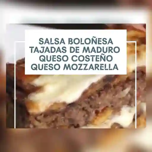 Lasagna de Madurito