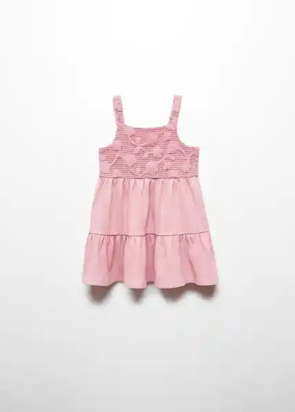 Vestido Bibi Rosa Talla 97 Niñas Mango