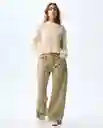 Pantalón Mujer Verde Talla 8 631G002_VER150522 Americanino