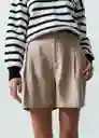 Short Mujer Beige Humus Medio 12 551G372 Naf Naf