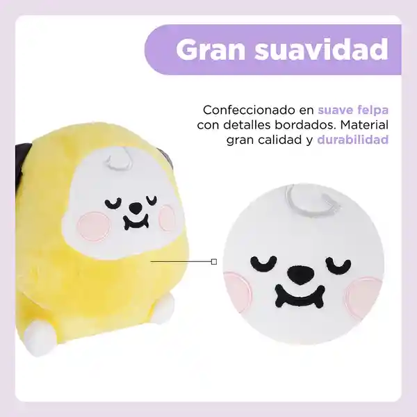 Peluche Baby Acostado Chimmy Serie 13 in Bt21 Miniso