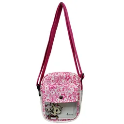 Bolso Crossbody Multiprint Serie Tokidoki Rosa Miniso