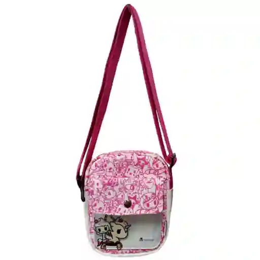 Bolso Crossbody Multiprint Serie Tokidoki Rosa Miniso