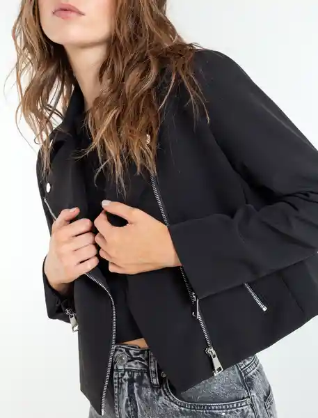 Chaqueta Raquel Mujer Negro Puro Ultra Oscuro Talla M Naf Naf