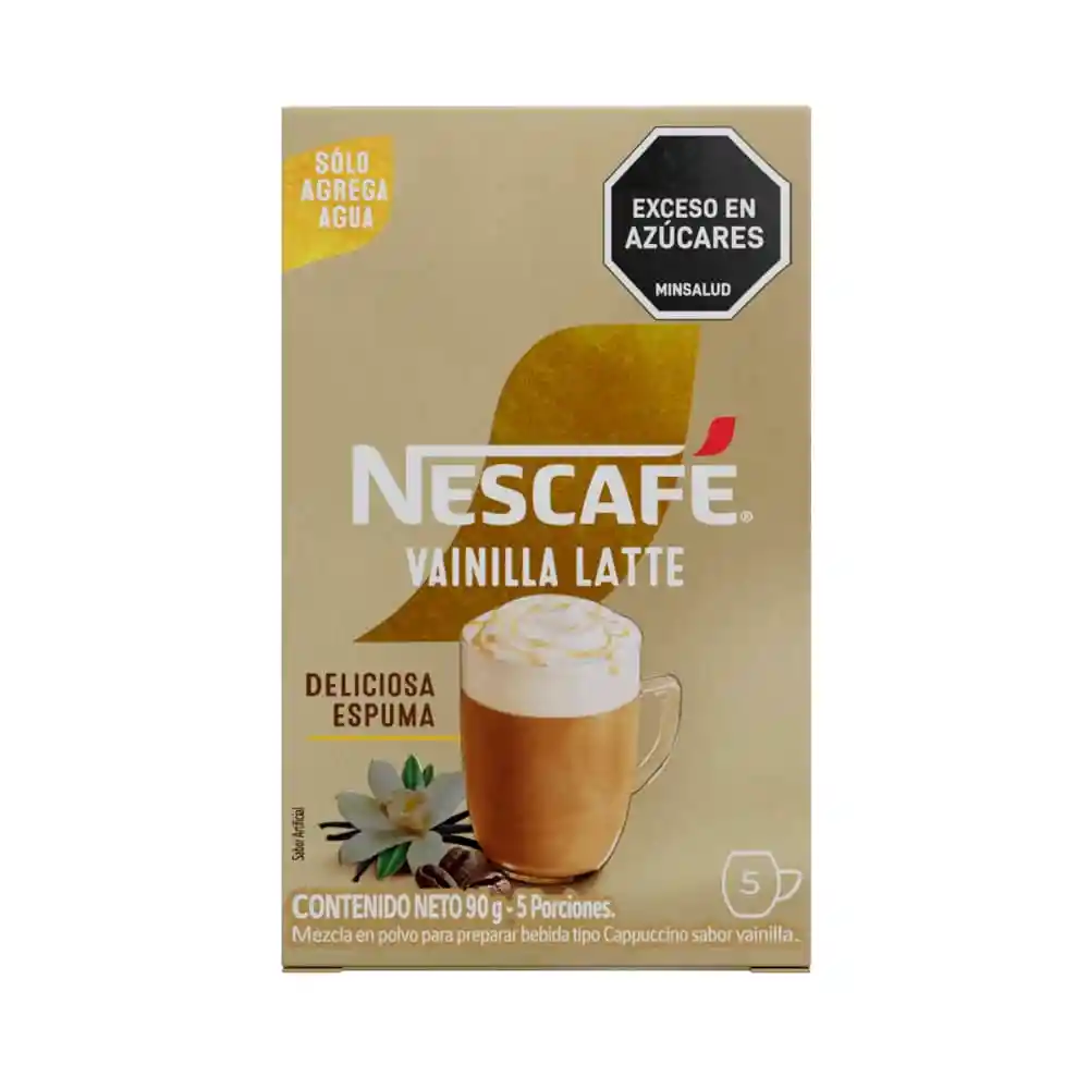 Vainilla Latte Nescafé Instantáneo 90 g