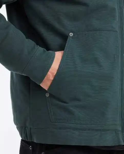 Chaqueta Aviator Graphic Verde Nafta Ultraoscuro L Chevignon