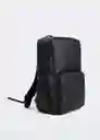 Mochila M Moss Negro Talla 99 Hombre Mango