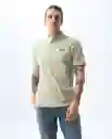 Camiseta Hombre Gris Talla L 801G002_GRI156410 Americanino
