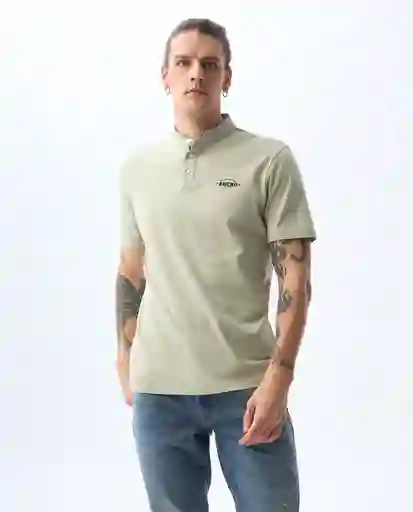 Camiseta Hombre Gris Talla L 801G002_GRI156410 Americanino