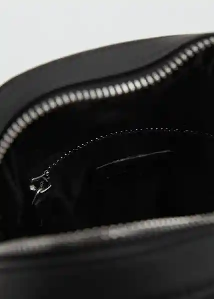 Bolso Park Negro Talla 99 Hombre Mango