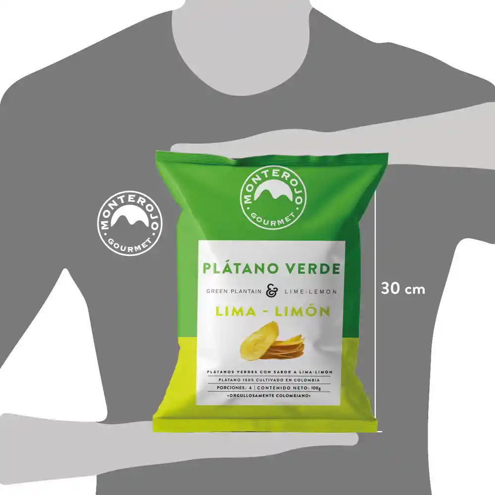 Monter Rojo Platanos Verdes Lima Limon 100gr