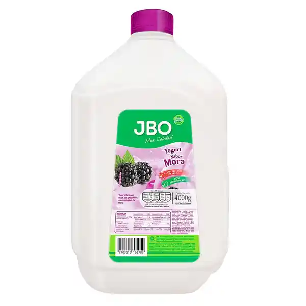 Yogurt Jbo Mora Garrafa