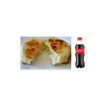 Arepa con Queso + Coca-cola 250 ml