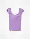 Camiseta Mujer Morado Talla X-SMALL 400385348894 American Eagle