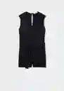 Enterizo Mono Cati Negro Talla M Mujer Mango