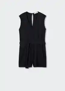 Enterizo Mono Cati Negro Talla M Mujer Mango