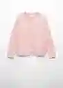 Chaqueta Cárdigan Emma5 Rosa Talla 06 Niña Mango