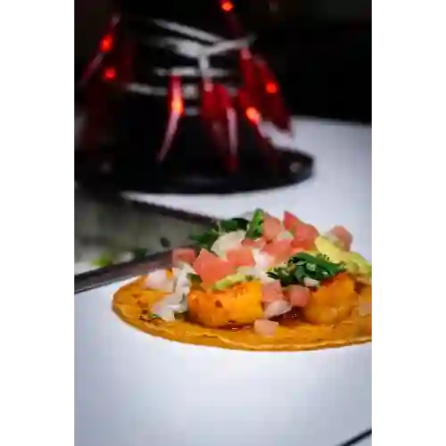 Taco de camarón x3