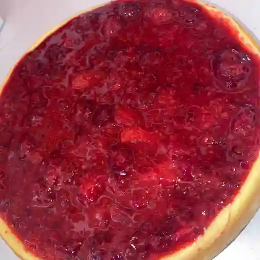 Cheescake entero de frutos rojos