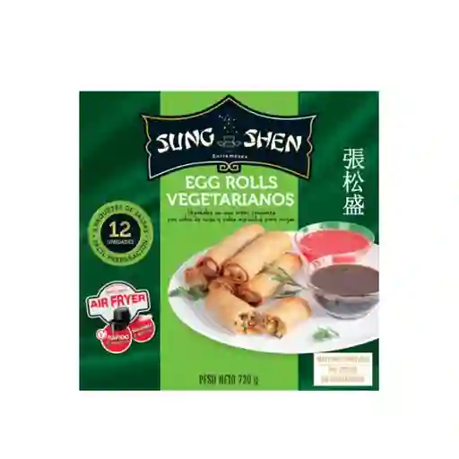 Sung Shen Rollito de Huevo Egg Rolls Vegetarianos