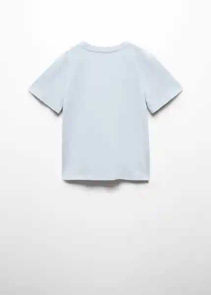 Camiseta Basic6 Celeste Talla 06 Niño Mango