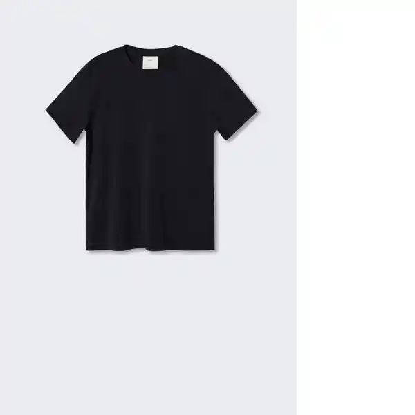 Camiseta Cherlo Negro Talla XS Hombre Mango