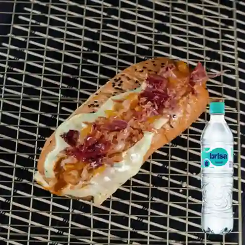 Combo Perro Hawaiano + Brisa Sin Gas 600ML