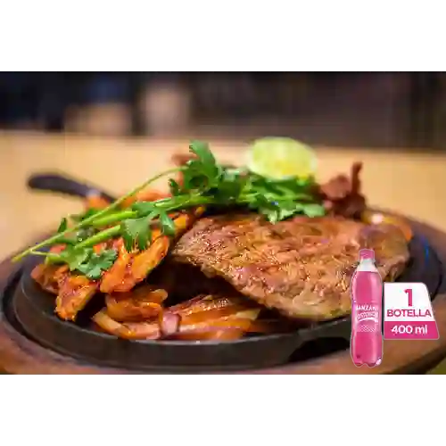Combo Parrillada + Postobón Manzana 400 ml