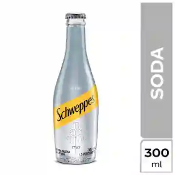 Soda schweppes 300 ml vidrio