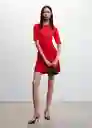 Vestido Tenis-H Rojo Talla XS Mujer Mango