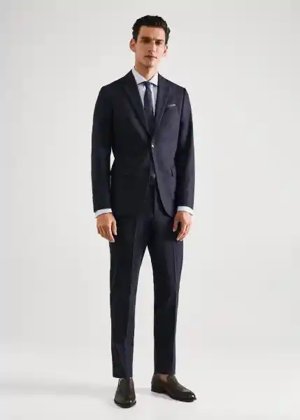 Pantalón Breda Navy Talla 44 Hombre Mango
