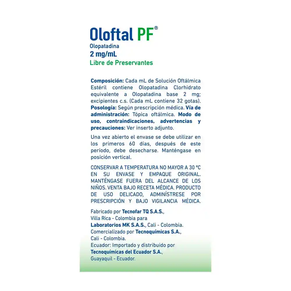 Oloftal Pf (2 mg)